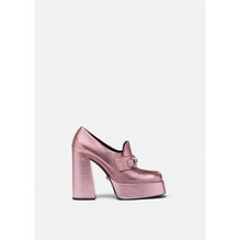 Women Medusa '95 Metallic Platform Pumps 120 mm - Pink