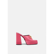 Women Medusa '95 Satin Platform Mules 120 mm - Pink