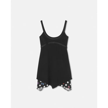 Women Butterflies Mini Dress - Black