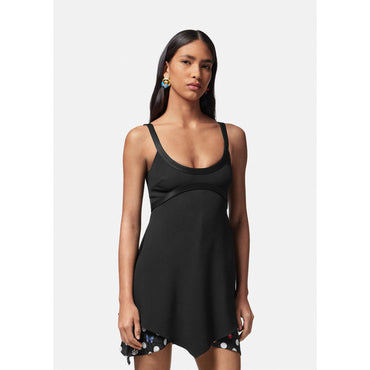 Women Butterflies Mini Dress - Black