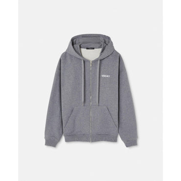 Men La Colonna Zip Hoodie - Grey