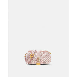 Women Greca Goddess Velvet Mini Bag - Pink