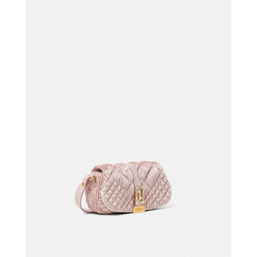 Women Greca Goddess Velvet Mini Bag - Pink