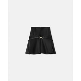 Women Medusa '95 Box Pleat Mini Skirt - Black