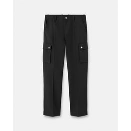 Men Cargo Trousers - Black