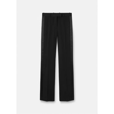 Women Grain de Poudre Formal Trousers - Black