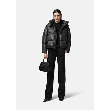 Women Grain de Poudre Formal Trousers - Black