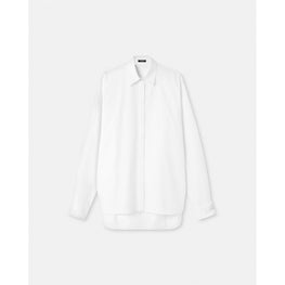 Women Rounded Oversized Shirt - White