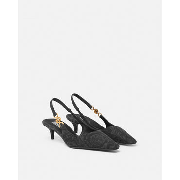 Women Medusa '95 Barocco Slingback Pumps 40 mm - Black