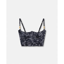 Women Barocco Medusa '95 Bralette Top - Black