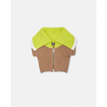 Men Cable-Knit Neck Warmer - Brown