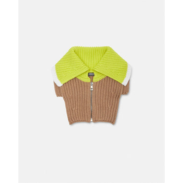 Men Cable-Knit Neck Warmer - Brown