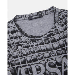 Men Coccodrillo Logo T-Shirt - Black