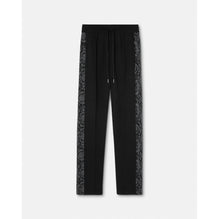 Men Barocco Jacquard Knit Trousers - Black
