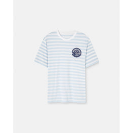 Men Nautical Stripe T-Shirt - Blue