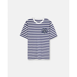 Men Nautical Stripe T-Shirt - Navy