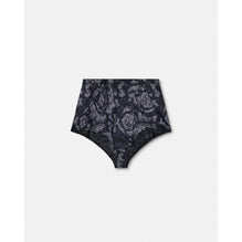 Women Barocco High Waist Briefs - Black
