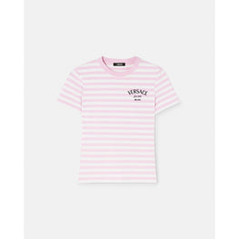 Women Nautical Stripe T-Shirt - Pink