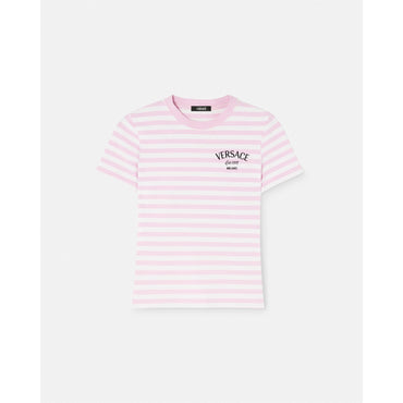 Women Nautical Stripe T-Shirt - Pink