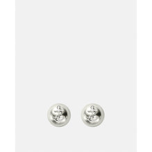Women Nautical Medusa Sphere Earrings - Silver