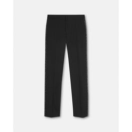 Men Embellished Formal Trousers - Black