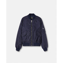 Men Barocco Jacquard Bomber Jacket - Navy