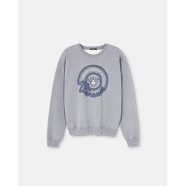 Men Embroidered Nautical Medusa Sweatshirt - Grey