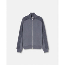 Men Barocco Towel Zip Sweatshirt - Grey