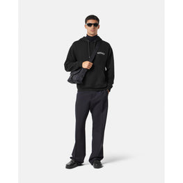Men Versace Milano Stamp Hoodie - Black