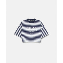 Women L'Ancora Versace Crop T-Shirt - Navy