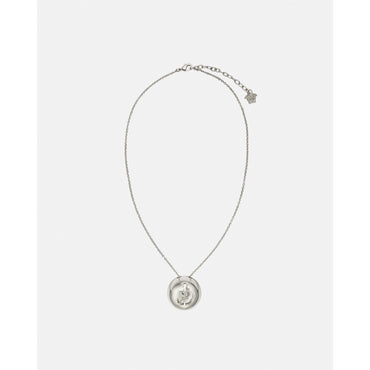 Women Nautical Medusa Sphere Necklace - Silver
