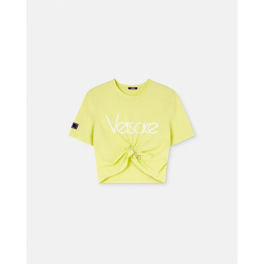 Women 1978 Re-Edition Logo Crop T-Shirt - Yellow