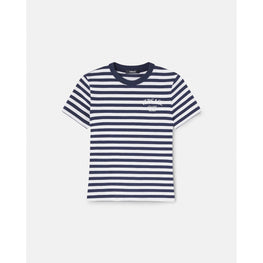 Women Nautical Stripe T-Shirt - Navy