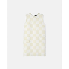 Women Contrasto Duchesse Shift Mini Dress - Yellow
