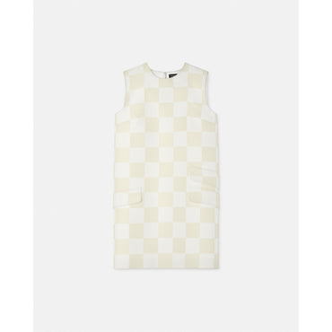 Women Contrasto Duchesse Shift Mini Dress - Yellow