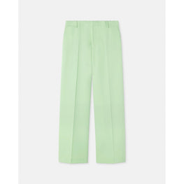 Men Wool Trousers - Green