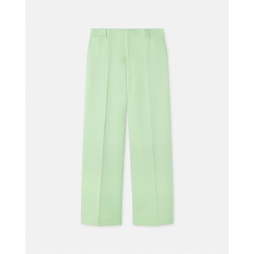 Men Wool Trousers - Green
