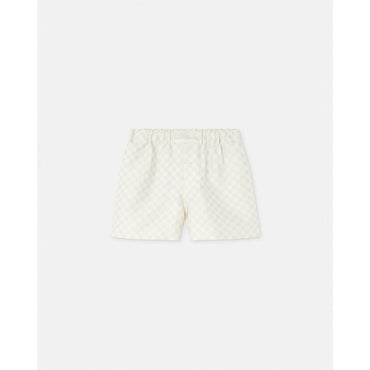 Men Contrasto Duchesse Shorts - Yellow