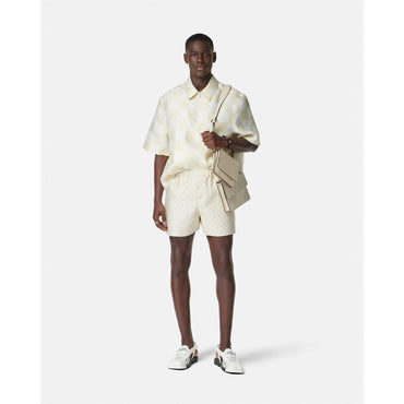 Men Contrasto Duchesse Shorts - Yellow