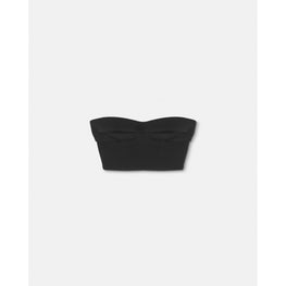 Women Lunette Bustier Top - Black