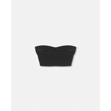 Women Lunette Bustier Top - Black