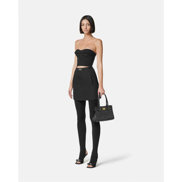 Women Lunette Bustier Top - Black