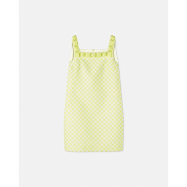 Women Contrasto Duchesse Shift Mini Dress - Yellow