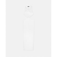 Women Cutout Column Gown - White
