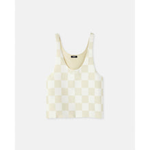 Men Contrasto Duchesse Tank Top - Yellow