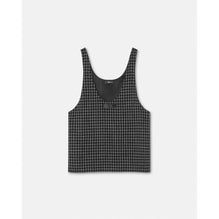 Men Tweed Tank Top - Black