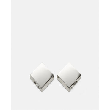 Women Mosaic Logo Earrings - Silver