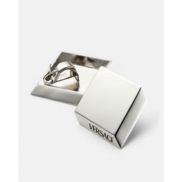 Women Mosaic Logo Earrings - Silver