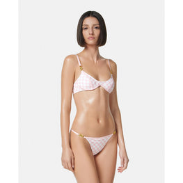Women Contrasto Bikini Bottoms - Pink