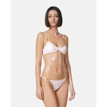 Women Contrasto Bikini Bottoms - Pink